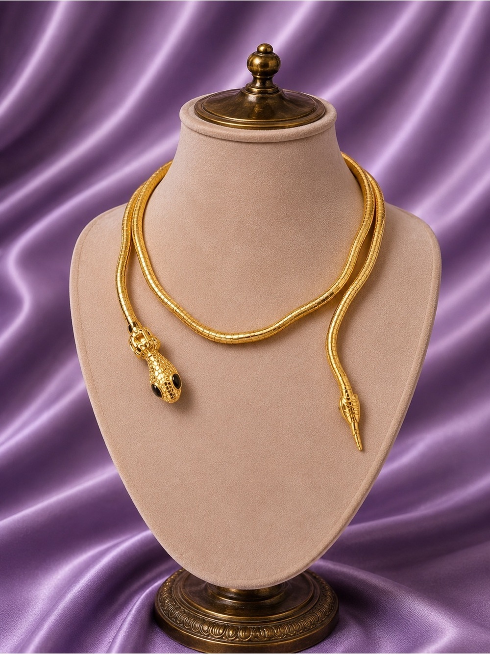 Serpenti Gold Magic Snake Cool Bendy Multilayer Necklace
